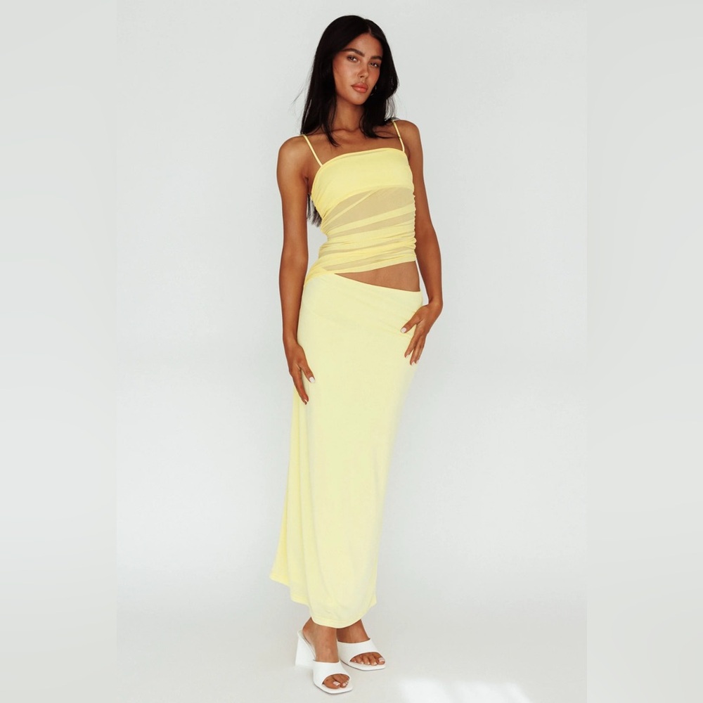 Lorely Ruched Bodice Midi Dress